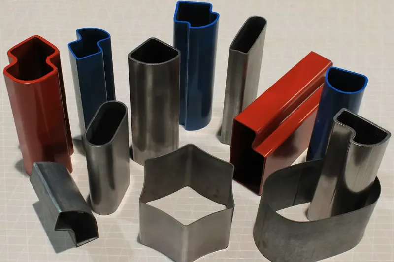 ERW carbon steel specialty & custom shapes manufactured by Vanex Tube Corp, Niles OH